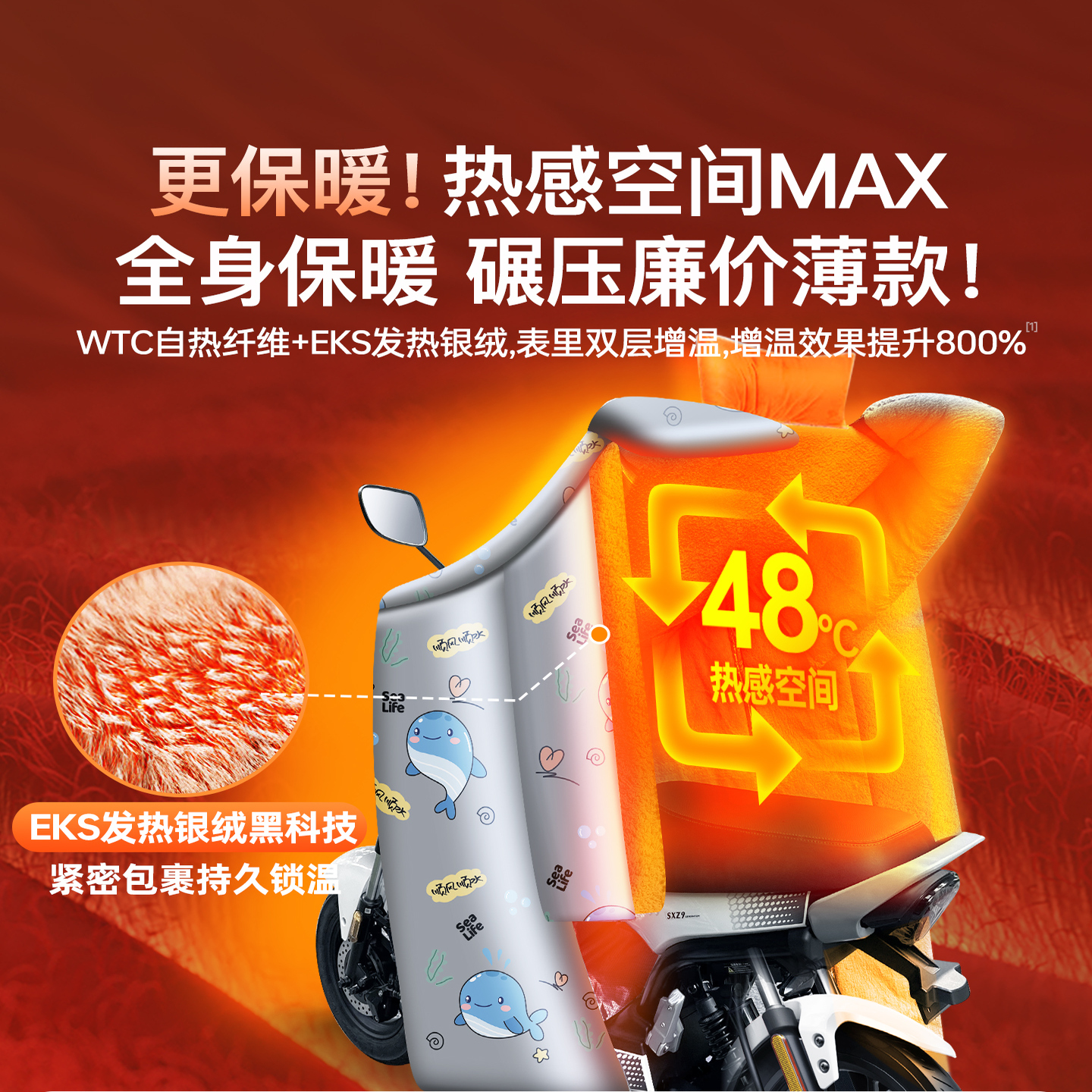 适用雅迪电动车挡风被超级厚特厚特大号新型冬用2025新款冬御寒
