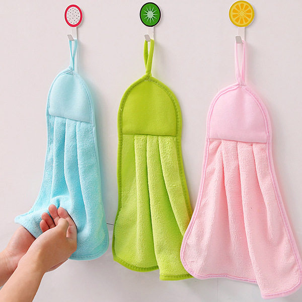 3条纯色挂式擦手巾SCMFOUR