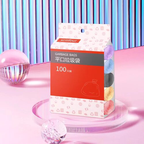 scmfour一次性平口垃圾袋100只