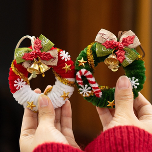 圣诞树扭扭棒diy材料包毛根手工装饰摆件花环挂件闺蜜圣诞节礼物