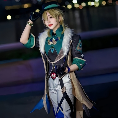 崩坏星穹砂金漫展男上衣裤子套装