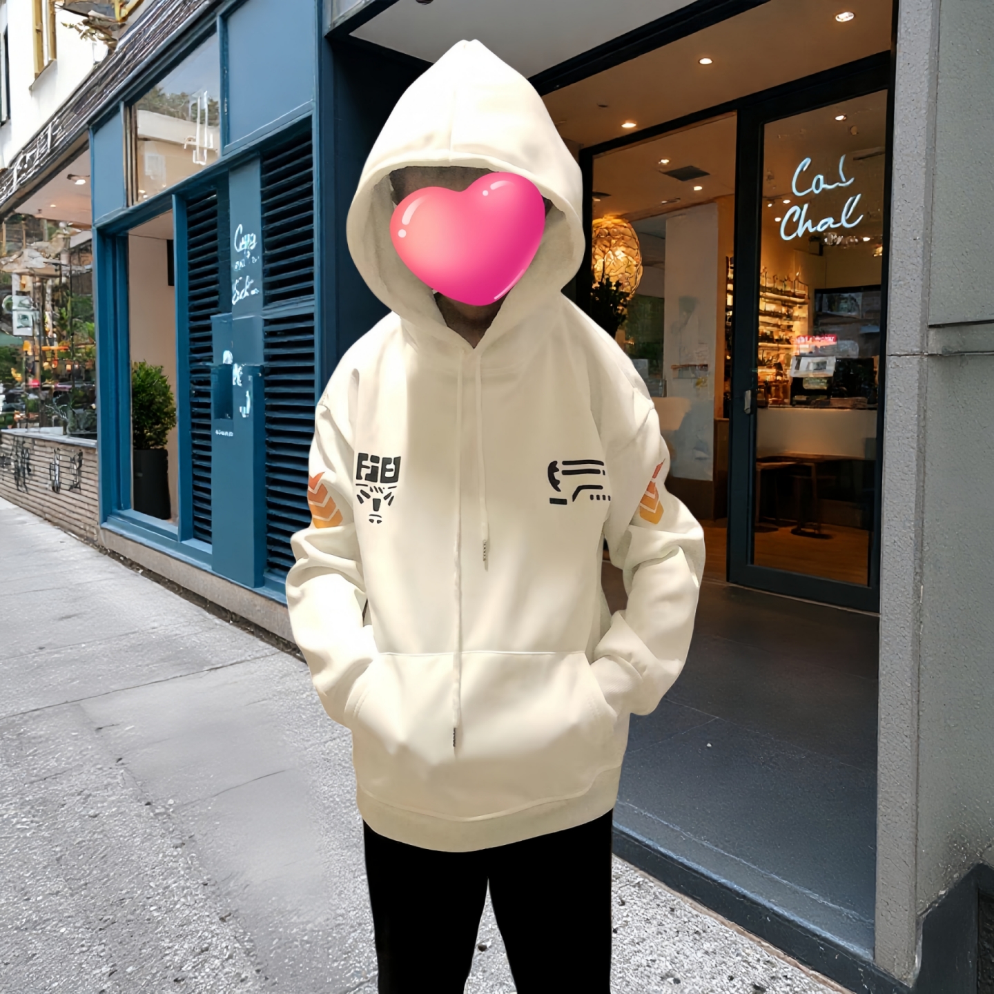 和平精英巡查员连帽男女可穿卫衣