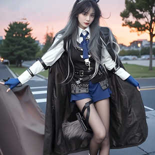 漫展女套装 符篆 二次元 明日方舟缄默鲁柏异格德狗德克萨斯COSPLAY