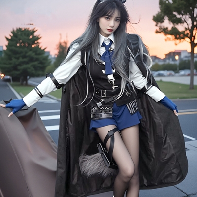 明日方舟德克萨斯漫服女外套套装