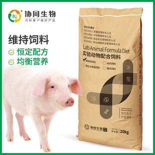 协同生物普通级实验用维持猪饲料实验猪饲料采购20Kg起发