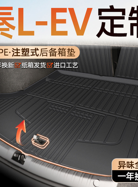 25款比亚迪秦LEV专用后备箱垫TPE尾箱垫子汽车用品大全装饰新车全