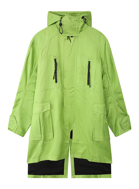 ANGEL CHEN 陈安琪 原创设计SS19春夏龙绣中长款风衣