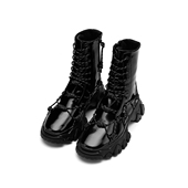 反光黑绳马丁靴龙齿鞋 易烊千玺 CHEN陈安琪 ANGEL