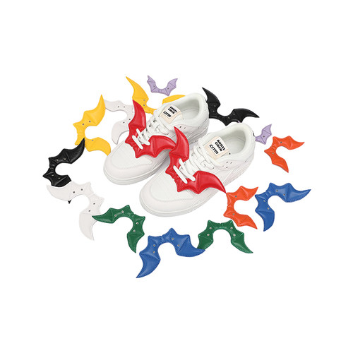 ANGEL CHEN彩色蝙蝠翅膀鞋CIRCLECUSTOM联名休闲板鞋