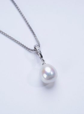 爱迪生珍珠S925银白色巴洛克吊坠HLS（多样性发一）