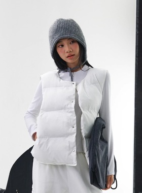 11E 基础美式高街加厚轻便棉保暖马甲 男女同款