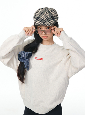 11E “选手”380g精梳棉毛圈秋冬基础款圆领美式运动休闲长袖卫衣