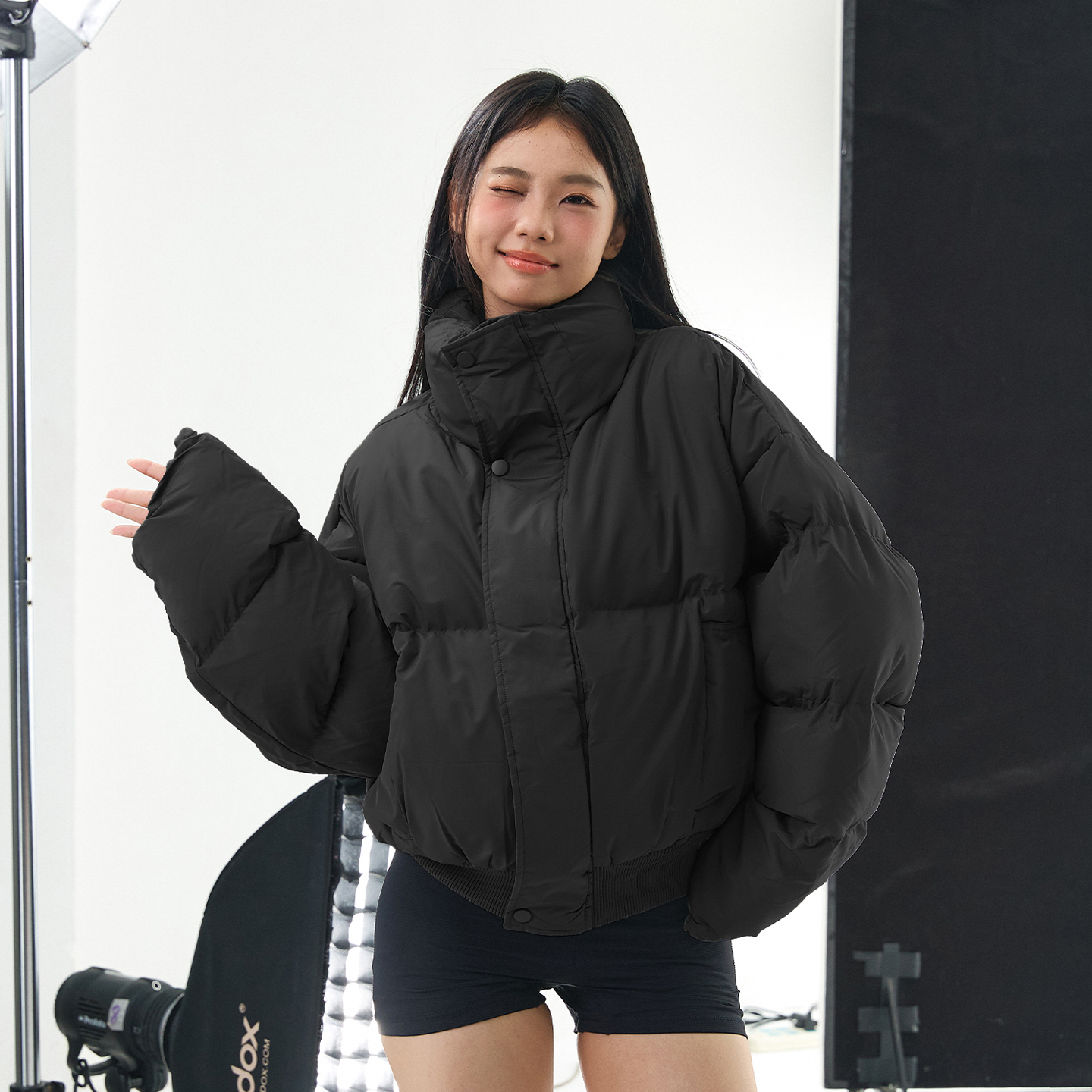 11E加厚保暖短款棉服面包服