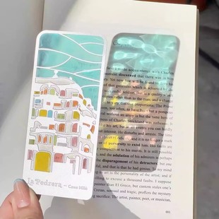 西班牙巴塞罗那米拉之家六芒星金属书签圣家堂周边文创收藏卡礼物