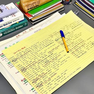 超大巨厚a3拍纸本初高中学生做题草稿本考试考研复习可撕笔记本