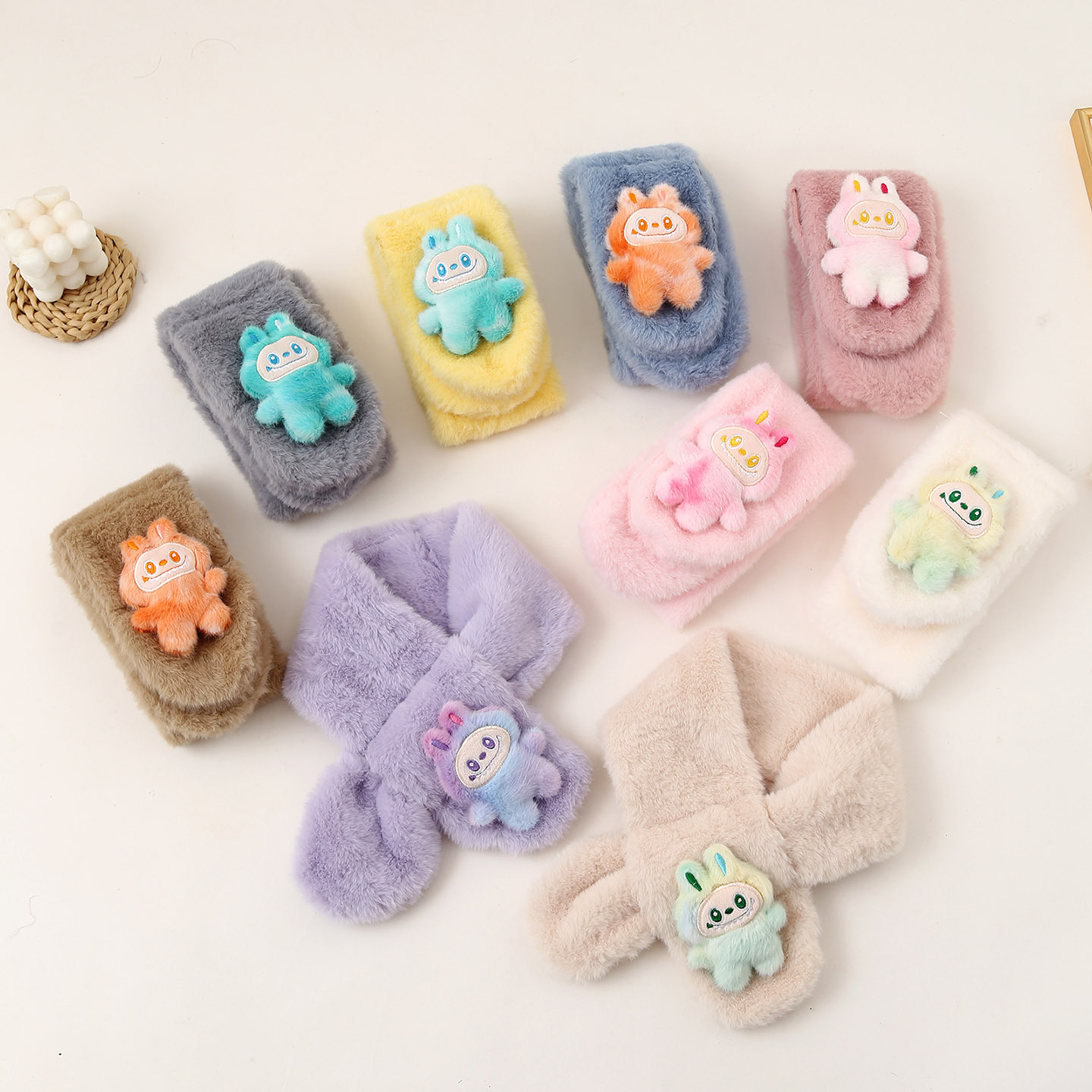 拉布布围巾新款儿童三代围脖