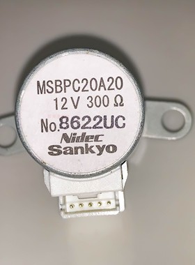 SANKYO MSBPC20A20 12V 300R格力松下美空调 导风同步步进电机