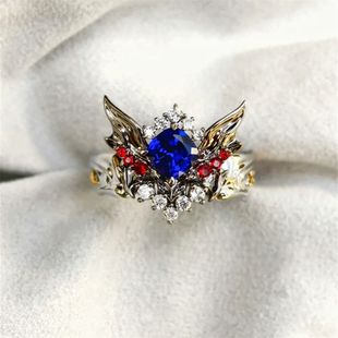 新款手作托雷基亚奥特曼戒指小众设计酷炫个性高级感百搭生日礼物