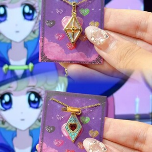新《魔女的考验》芭莉娜仿水晶吊坠项链少女心设计百搭不挑衣吊坠
