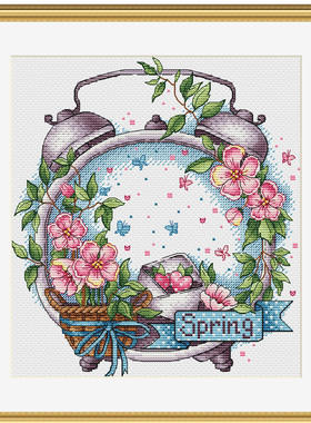 公主绣铺DMC自配套件纯棉线精准印花套件230217春天的时间