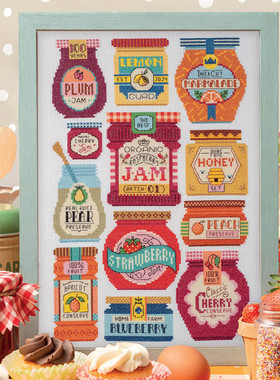 公主绣铺DMC自配十字绣纯棉线精准印花套件送saga231219果酱