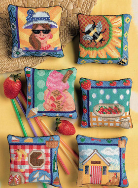 公主绣铺DMC自配套件纯棉线精准印花套件230422夏日风景组图