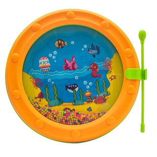 zucca奥尔夫乐器海浪鼓打击鼓铃鼓儿童早教幼教教具幼儿园手拍鼓