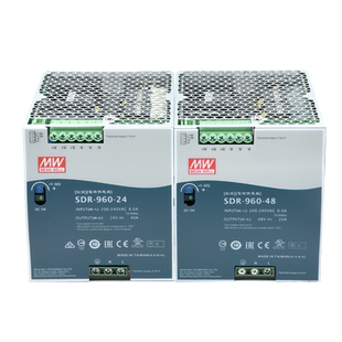 SDR-960-24台湾明纬导轨开关电源24V大功率40A 960W直流变压器PFC