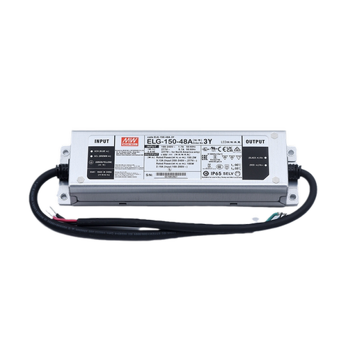 ELG-150-48A-3Y明纬防水LED开关电源150W48V恒流恒压照明调光驱动