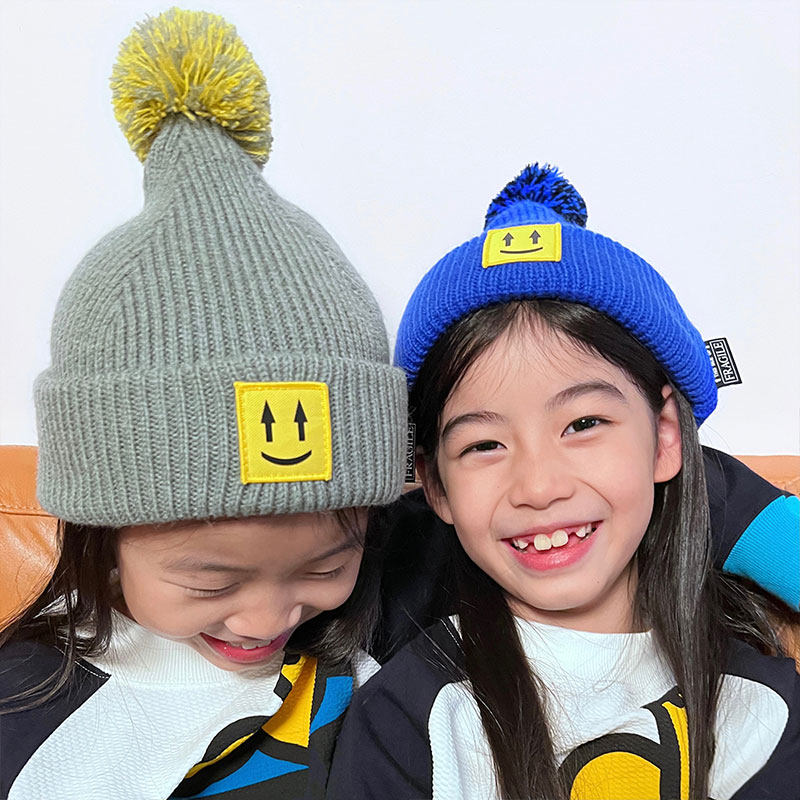 theMADHATcher「天地用」儿童针织帽保暖可爱毛球亲子笑脸,服饰配件/皮带/帽子/围巾,帽子,淘宝优惠券,粉丝福利购,淘宝优惠卷