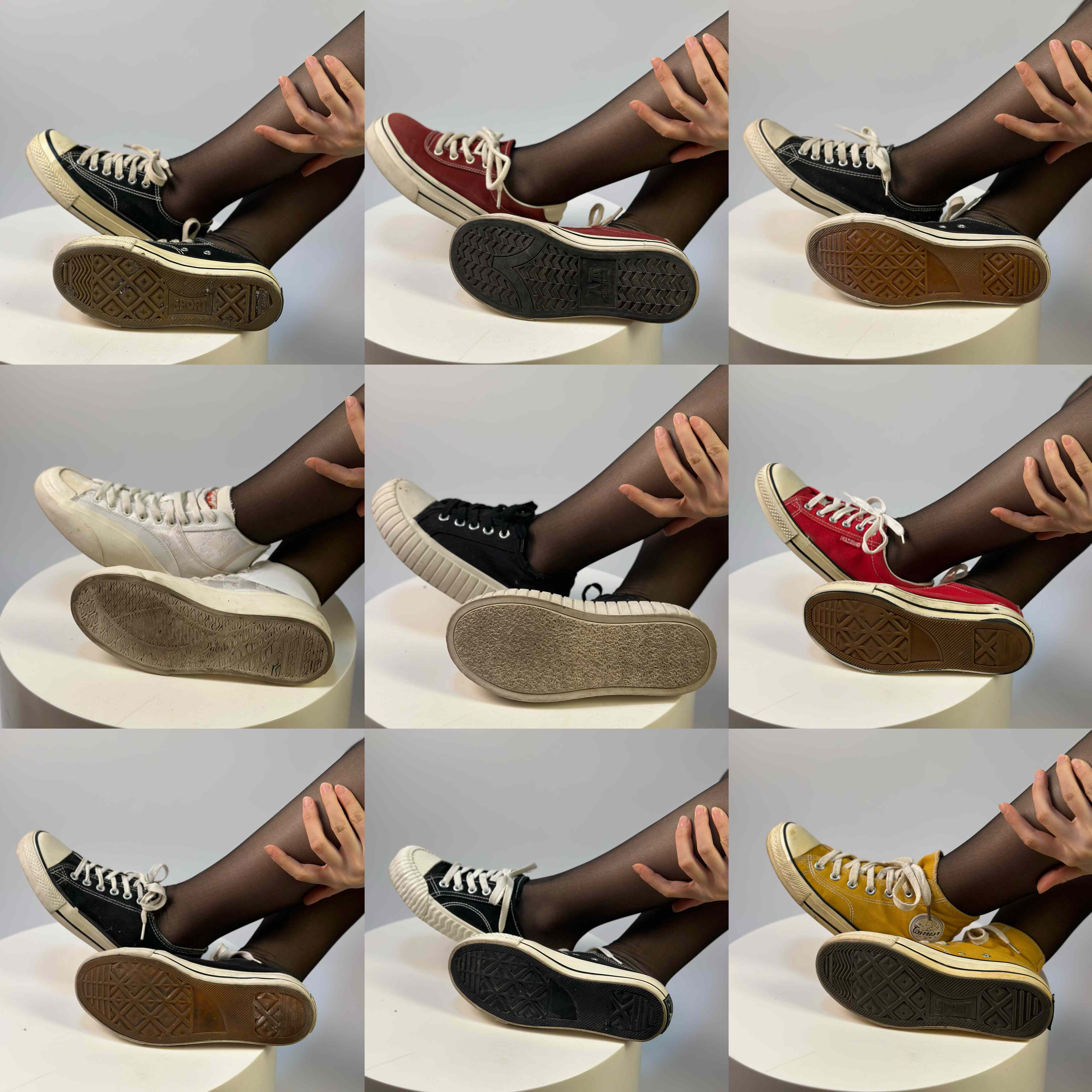 特价福利二手帆布鞋丨闲置6成新女鞋平底高跟透气舒适帆布大码