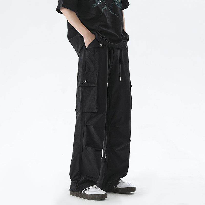 XWWF潮牌工装裤男夏季薄款速干美式冲锋裤子直筒宽松休闲运动长裤