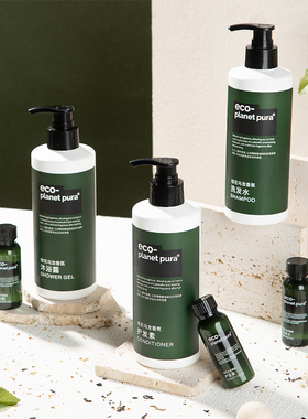 ECO星级酒店洗发水沐浴露护发桂花乌龙香氛宾馆民宿浴场洗护套装