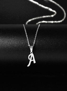 New  A-Z Letters Pendant Necklace for Women Men Trend