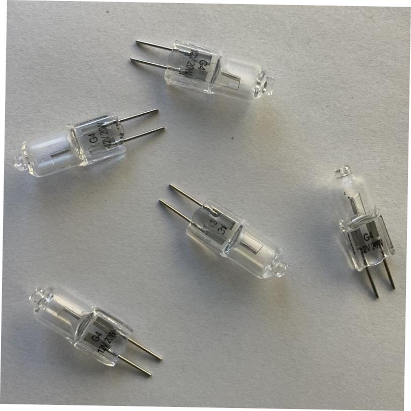 g4灯珠12v20w插脚小灯泡水晶灯射灯吊灯卤素钨灯led两针插泡超亮