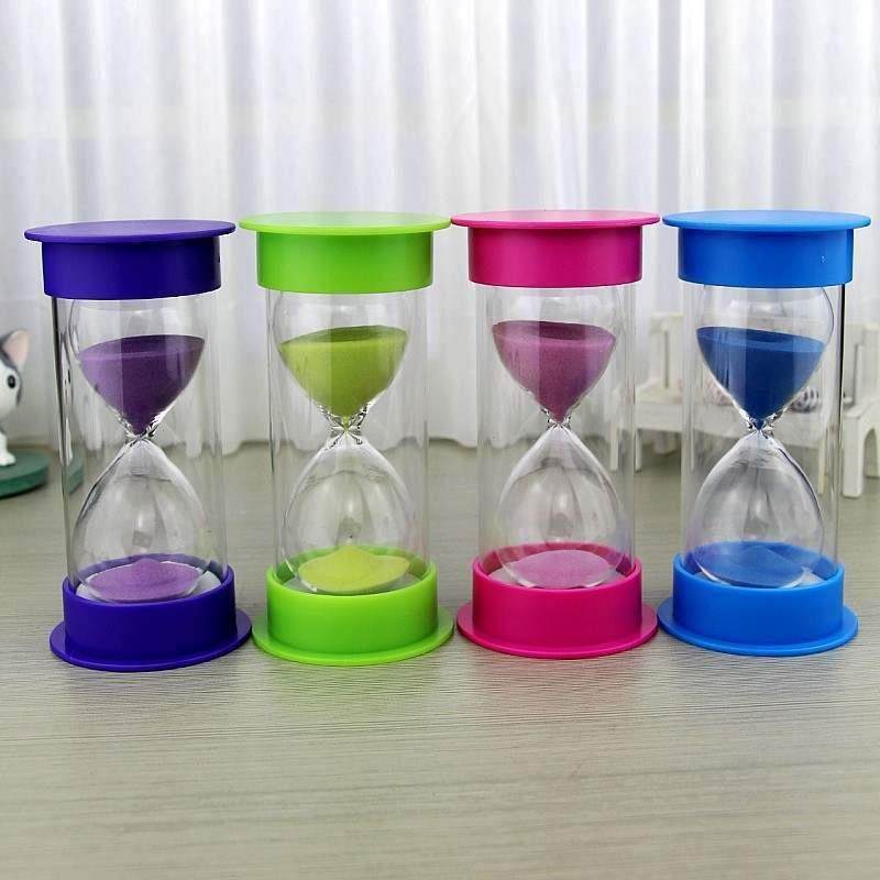 5/10/15/20/30 minute colorful cover timer, hourglass, quick
