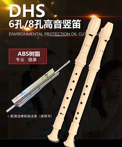 高音6孔/8孔德式竖笛奇美DHS
