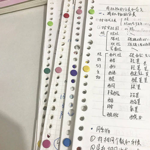 活页纸固定扣双脚钉a4纸装订学生考研笔记整理上班文件收纳神器