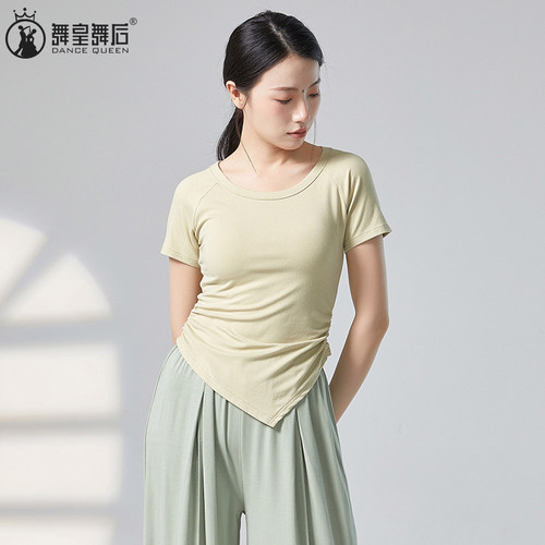 舞蹈服圆领上衣形体训练服练功服