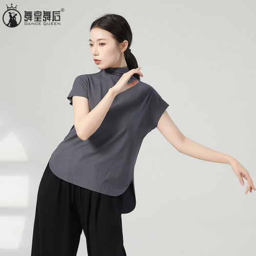 舞蹈服宽松练功服训练服上衣高领