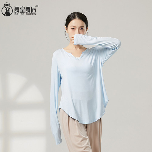 爵士舞宽松显瘦罩衫慵懒打底衫女