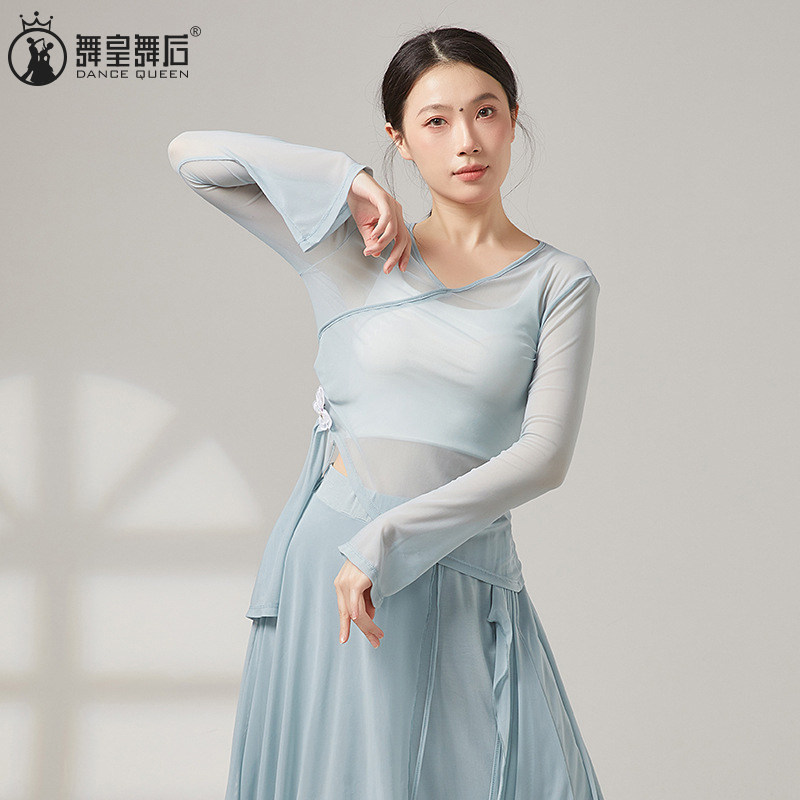 古典舞纱衣中国舞练功服演出服