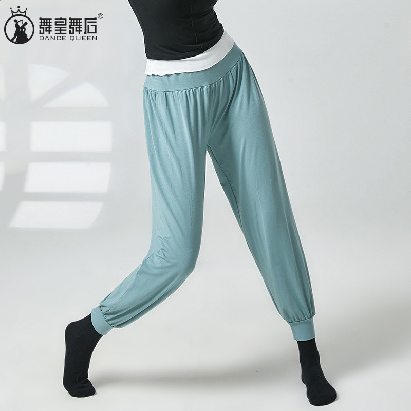 形体训练舞蹈裤练功服高腰萝卜裤