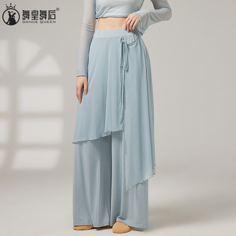 古典舞练功服女裤子飘逸阔腿裤