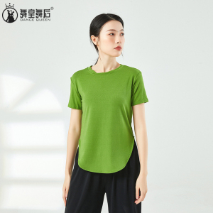 舞蹈练功服上衣女课堂基训服短袖