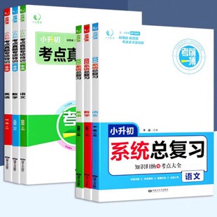 2026小升初考点真题专项特训系统总复习小学五六年级语文数学英语全国通用考前一搏知识归纳与考点大全冲刺重点名校刷真题刷母题