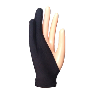 素描速写美术生用2指手套绘图用防误触手套美术生专用画画手套防脏防磨平板防手脏办公绘图绘画二指手套