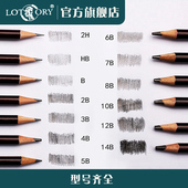 老人头单支铅笔素描速写绘画铅笔美术速写素描专业写生绘画特浓铅笔初学者素描画画用老人头炭铅合一14EE铅笔