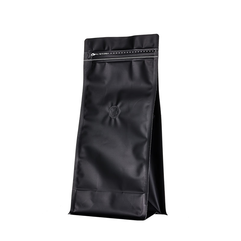 袋100/250/500g/1kg八边茶叶单向气阀定制铝箔咖啡豆粉包装