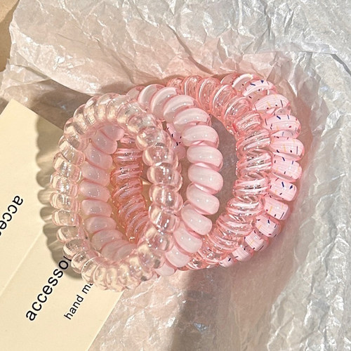发绳小清新电话圈扎马尾皮筋发饰
